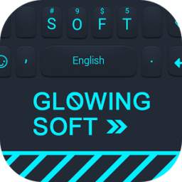 Glowing Soft Theme&Emoji Keyboard