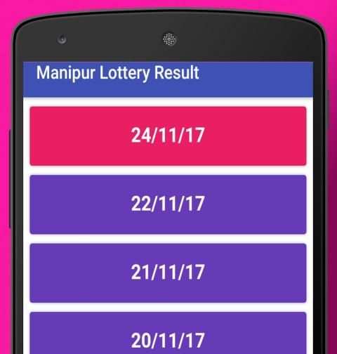 Manipur Lottery Result स्क्रीनशॉट 2