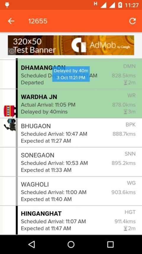 Indian Train Locator स्क्रीनशॉट 6