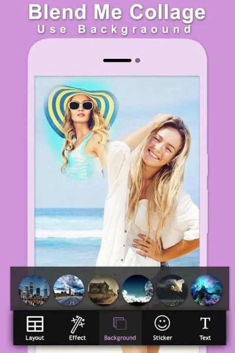 Blend Me Collage Photo Editor 4 تصوير الشاشة