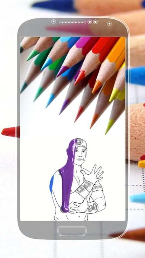 Coloring Book for WWE скриншот 1