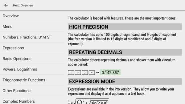 Scientific Calculator скриншот 2
