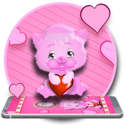 ikon Pink Kitten Locker Theme