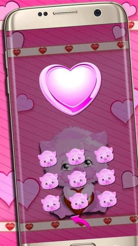 Pink Kitten Locker Theme screenshot 6