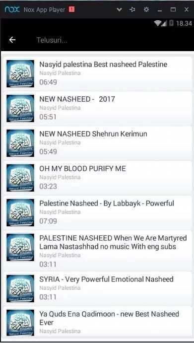 Nasyid Palestina Terbaru Mp3 screenshot 1