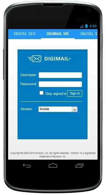 Digimail : Digital Seva स्क्रीनशॉट 1