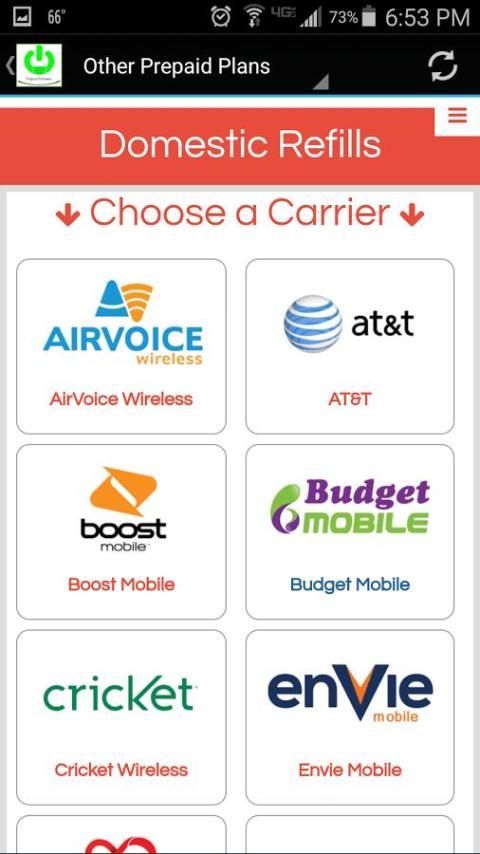 Prepaid Minutes 4 تصوير الشاشة