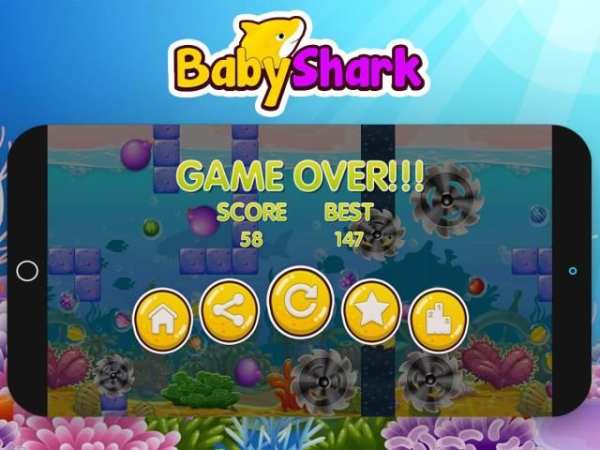 Baby Shark Run Adventure Game screenshot 3