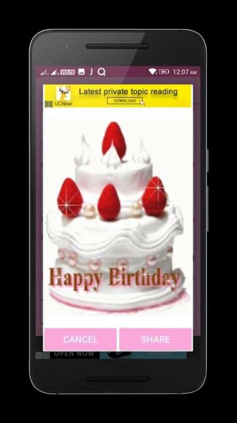 Birthday Gif:Whatsapp Messenger screenshot 3