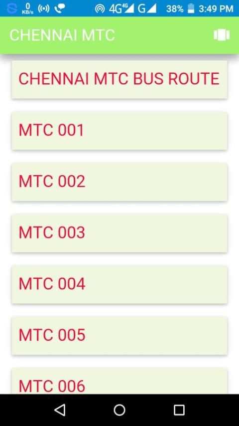 CHENNAI MTC BUS screenshot 2