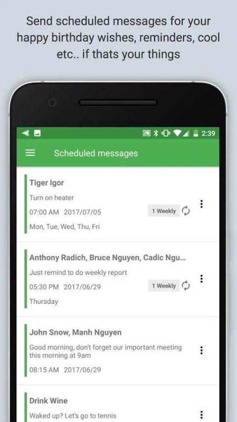 Air Messenger: Auto reply & Scheduled messages screenshot 3