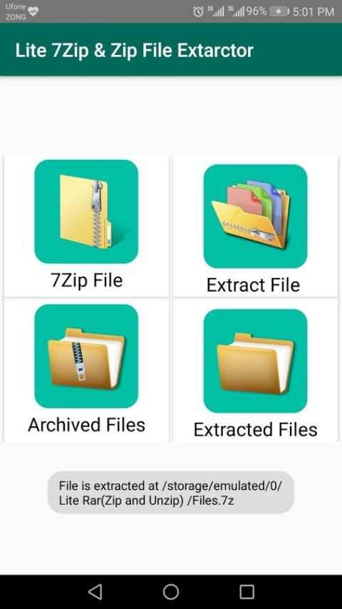 Lite 7z & 7Zip File Extarctor screenshot 2