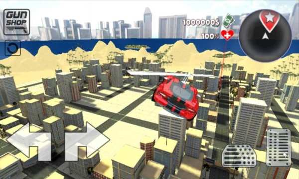 Crime City Game - Cars Fly 8 تصوير الشاشة