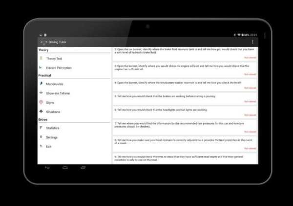 Driving Tutor - UK 1 تصوير الشاشة