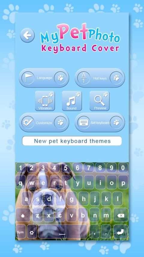 My Pet Photo Keyboard Cover 3 تصوير الشاشة