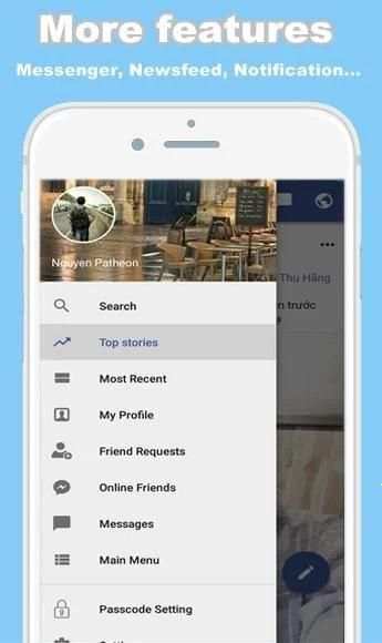Lite for Facebook & Messenger - Super Lite 1 تصوير الشاشة