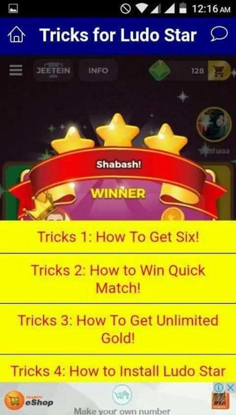Tricks For Ludo Star Game screenshot 2