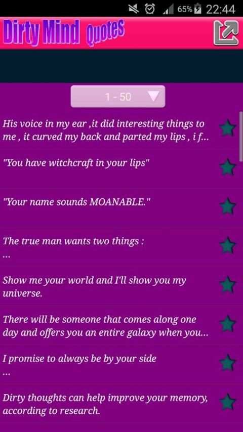 Dirty mind quotes 6 تصوير الشاشة