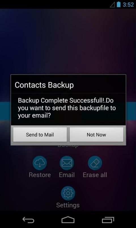 Contacts Backup screenshot 4