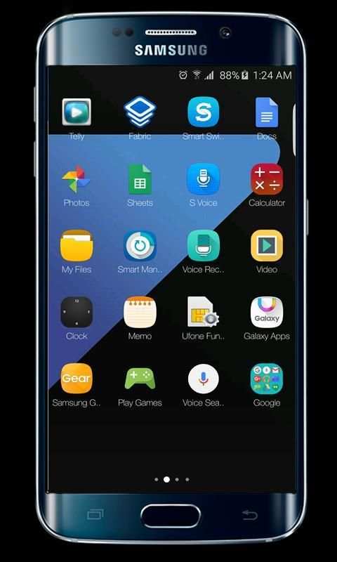 S7 launcher theme स्क्रीनशॉट 3