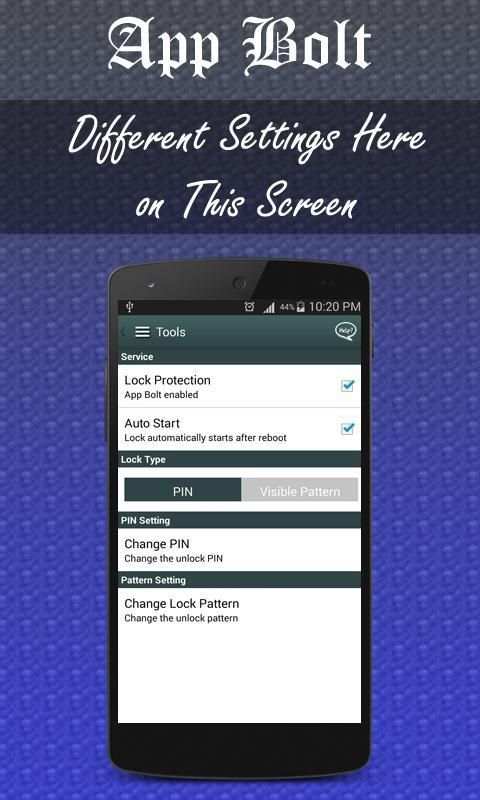 App Locker-App Bolt скриншот 3