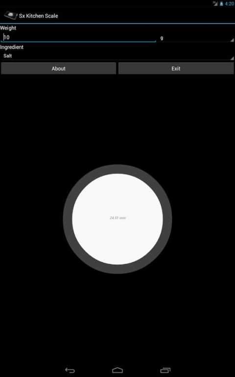 Kitchen Scale 2 تصوير الشاشة