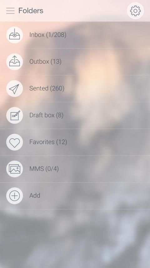 GO SMS PRO ICOLOR8 THEME screenshot 3