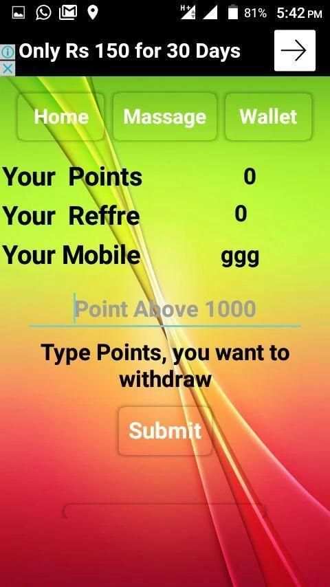 Paytm cash screenshot 2