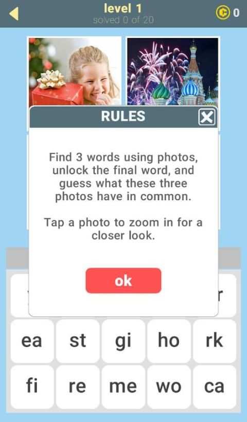 3 Pics 1 Key Word screenshot 6