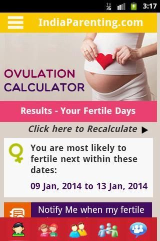 Ovulation Calculator скриншот 2