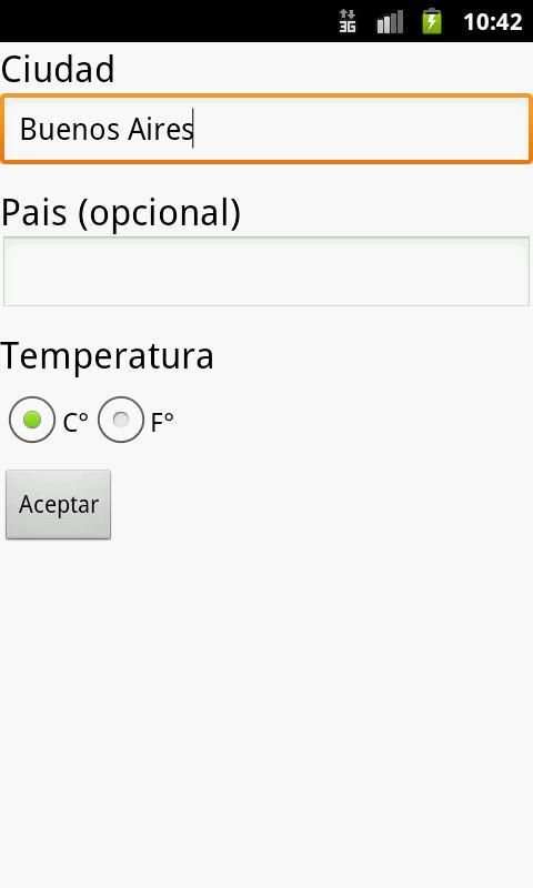 Mi Clima screenshot 2