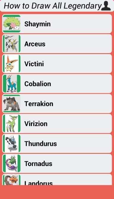 How to Draw All Legendary Pokemon Step by Step скриншот 8