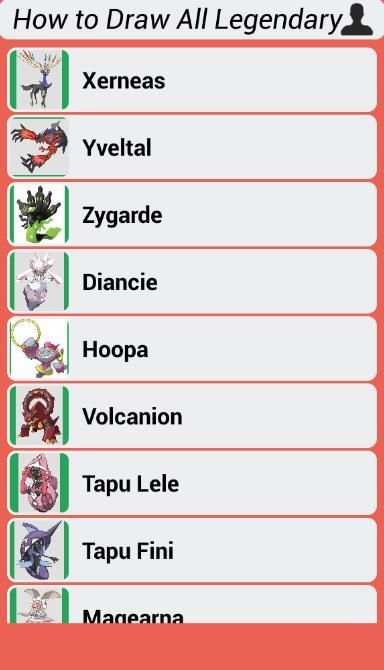 How to Draw All Legendary Pokemon Step by Step скриншот 9
