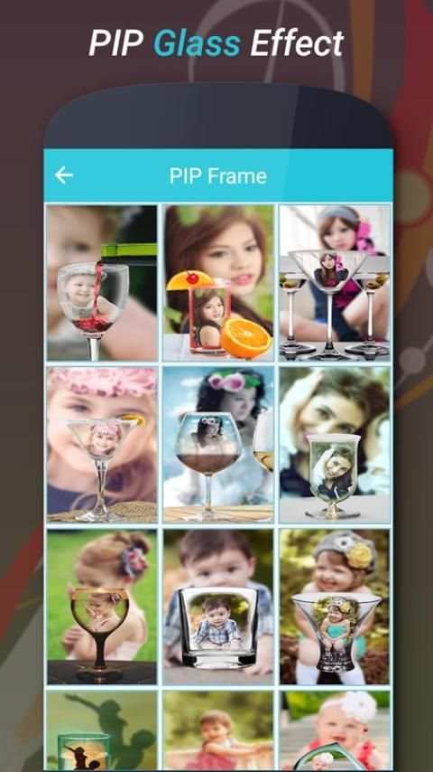 PIP Glass Photo Editor screenshot 1