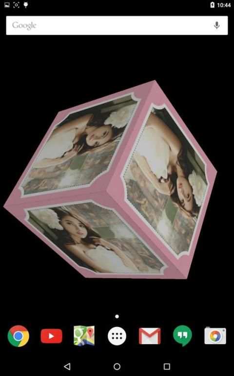 Cube 3D Choose Photo LWP screenshot 3