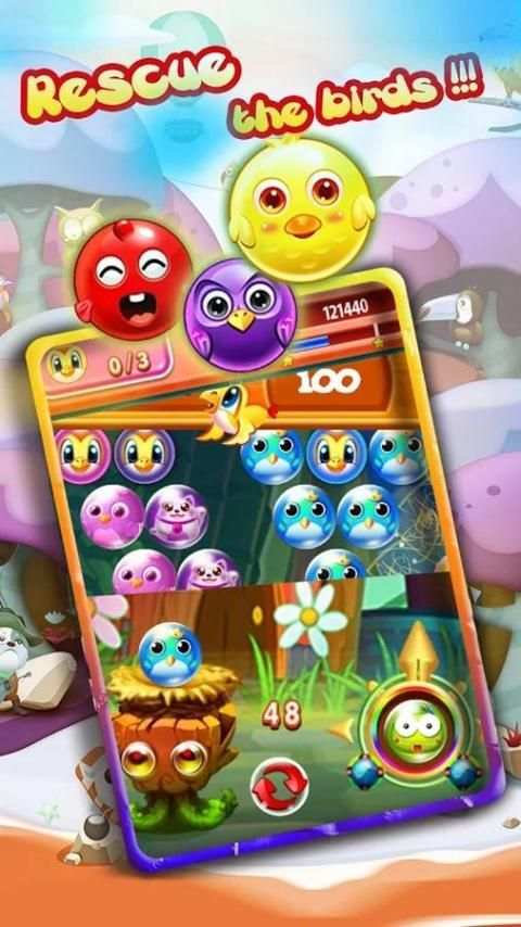 Bubble Bash Bubble Bird Rescue स्क्रीनशॉट 12