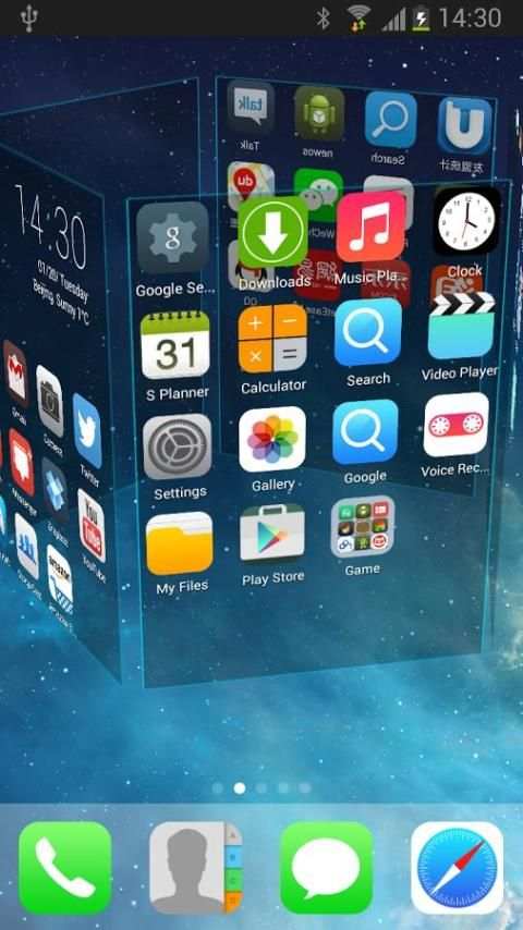 Sky Launcher Theme screenshot 1