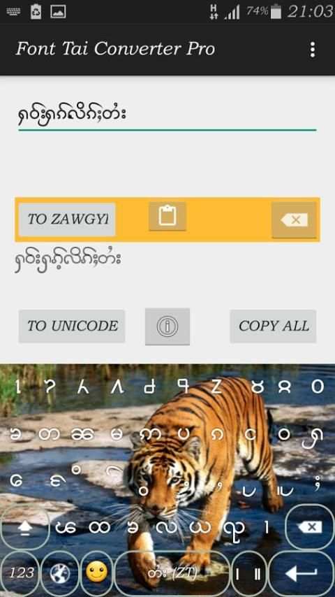 Font Tai Converter Pro screenshot 2