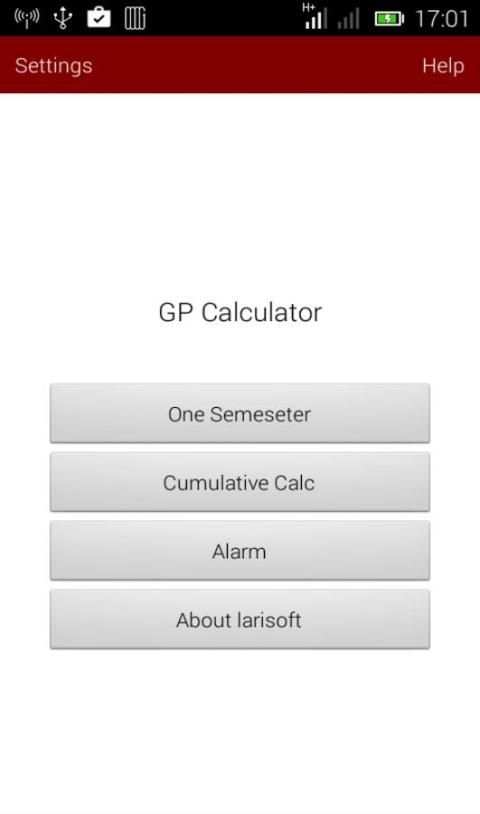 GP Calculator UNILAG скриншот 1