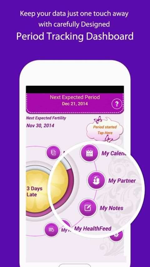 My Period Tracker / Calendar स्क्रीनशॉट 6