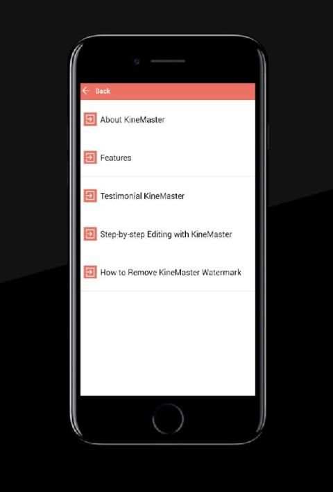 Guide KineMaster Video Editor Pro screenshot 1
