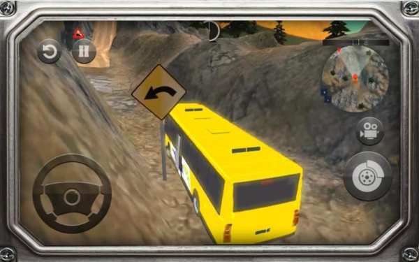 Uphill Tourist Bus: Modern Offroad Transport Coach screenshot 1
