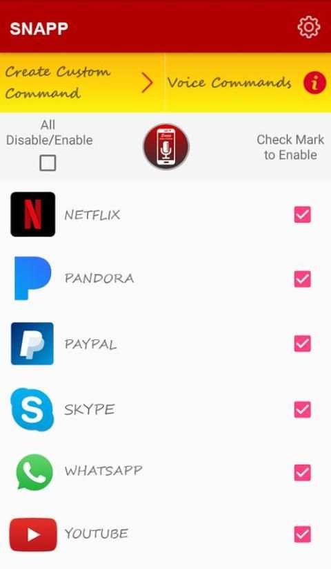 SNAPP - Voice Control скриншот 6