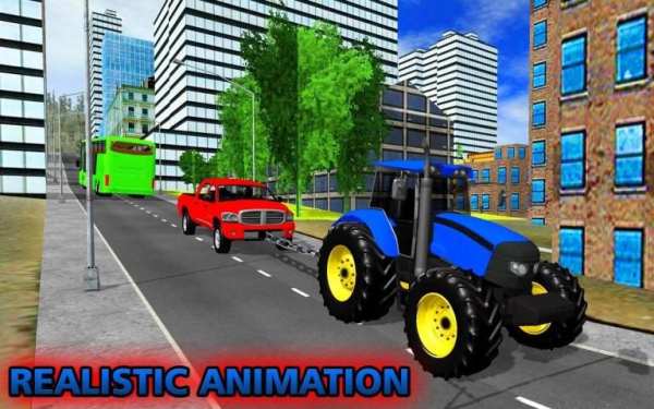 Tractor Pull Transport Traffic Car Tow. Bus Towing screenshot 5