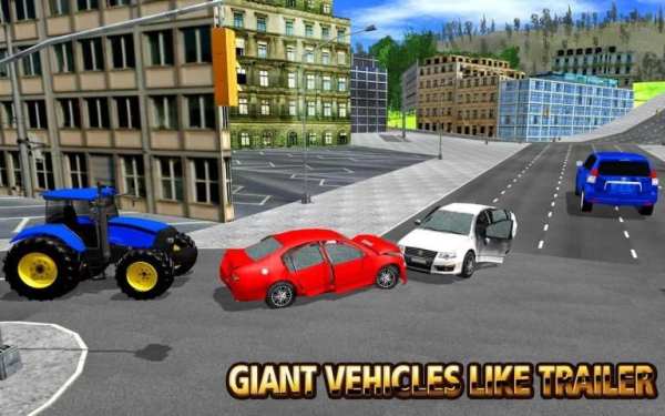 Tractor Pull Transport Traffic Car Tow. Bus Towing screenshot 1