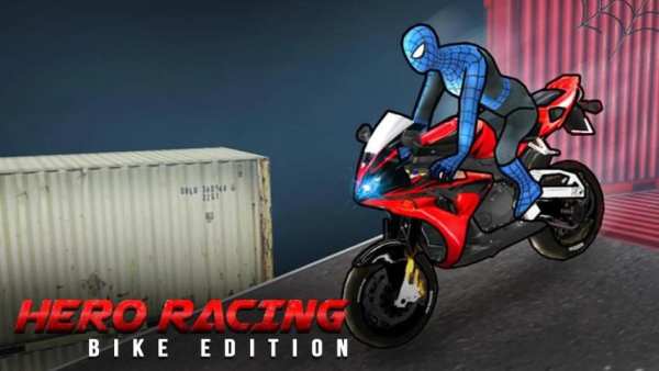 Spider Hero Racing : Bike Edition скриншот 7