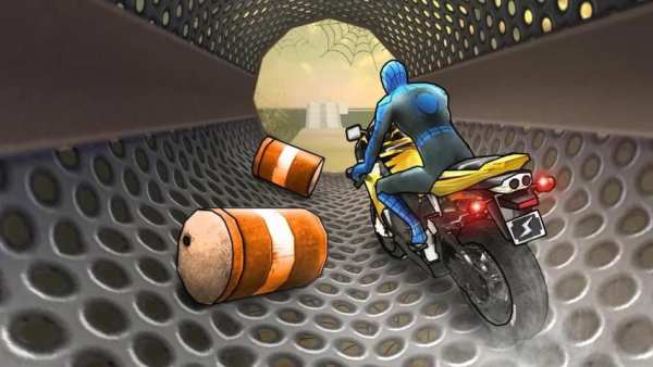 Spider Hero Racing : Bike Edition скриншот 4