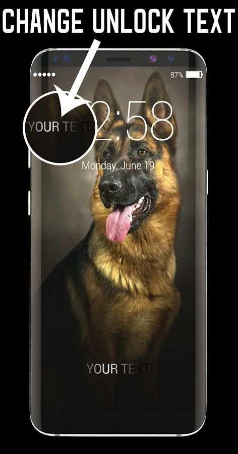 German Shepherd Dog Lock Screen screenshot 6
