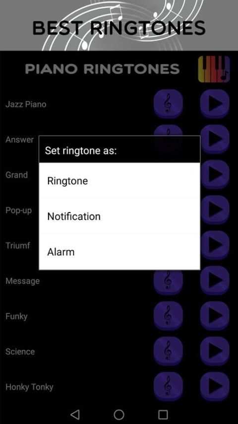 Piano Ringtones screenshot 1