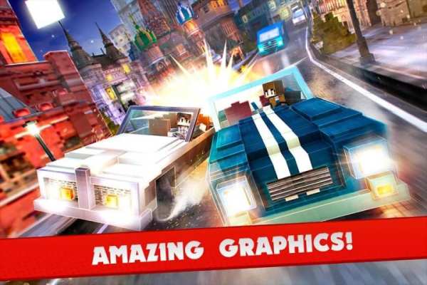 Blocky Car Driving Simulator स्क्रीनशॉट 10